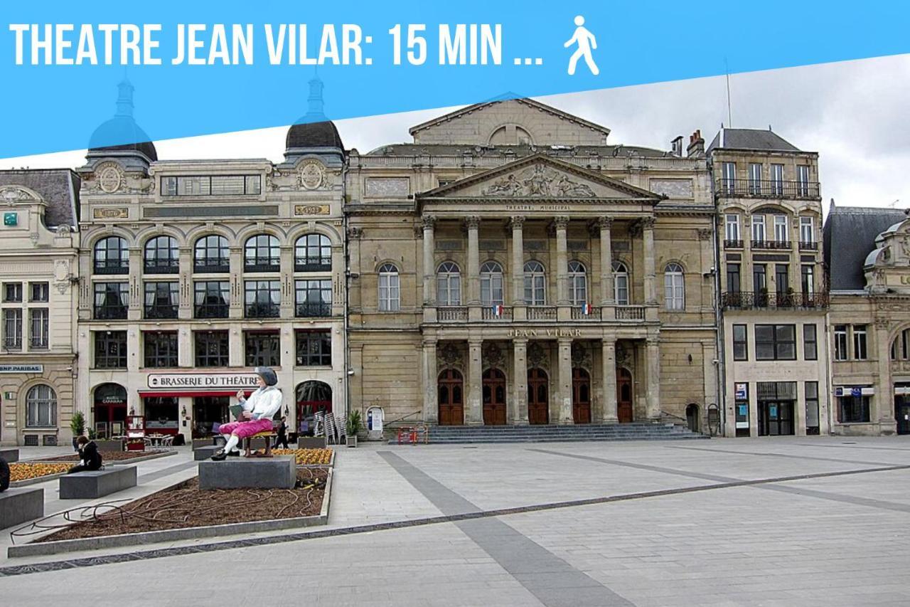 Appartement "Le Terminus " Gare-Cosy-Wifi 6 Personnes Saint-Quentin  Eksteriør billede