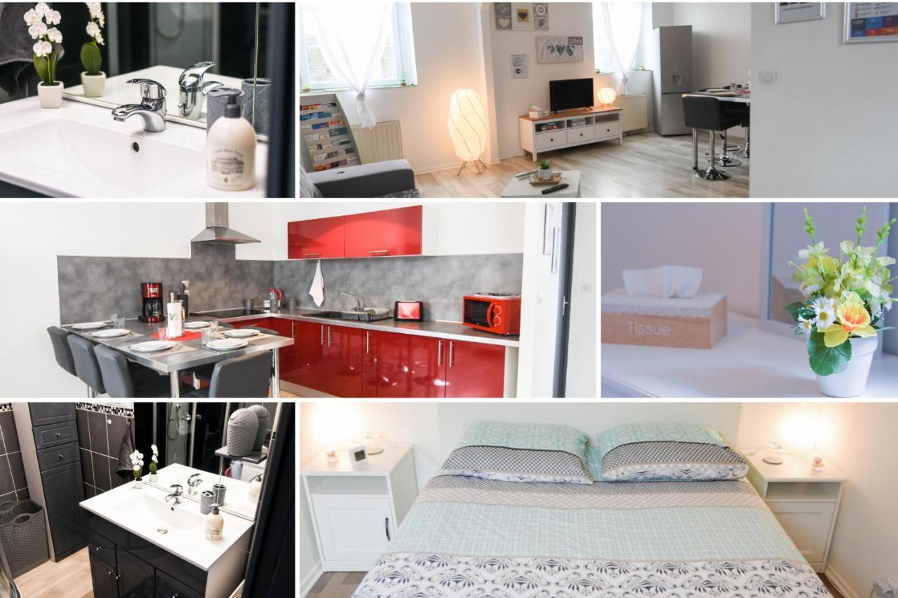 Appartement "Le Terminus " Gare-Cosy-Wifi 6 Personnes Saint-Quentin  Eksteriør billede